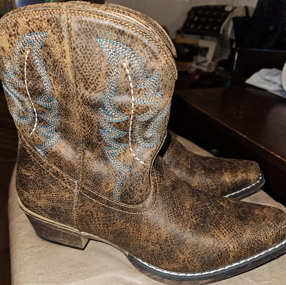 Roper Shay vintage style cowgirl boots size 9.5, soft & flexible - Picture 5 of 13